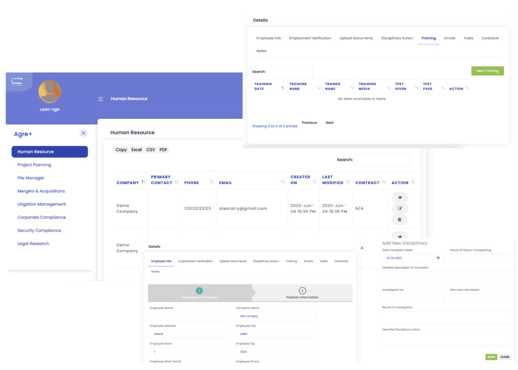 FILE MANAGER - feature of the best software for legal departments and General Counsel